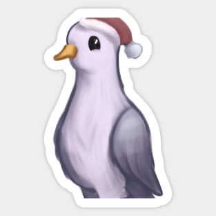 Cute Pigeon Drawing Sticker